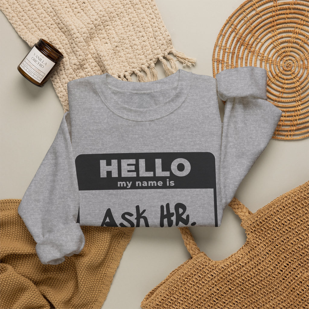 HR Knows Me by Name Crewneck Sweatshirt (Light)