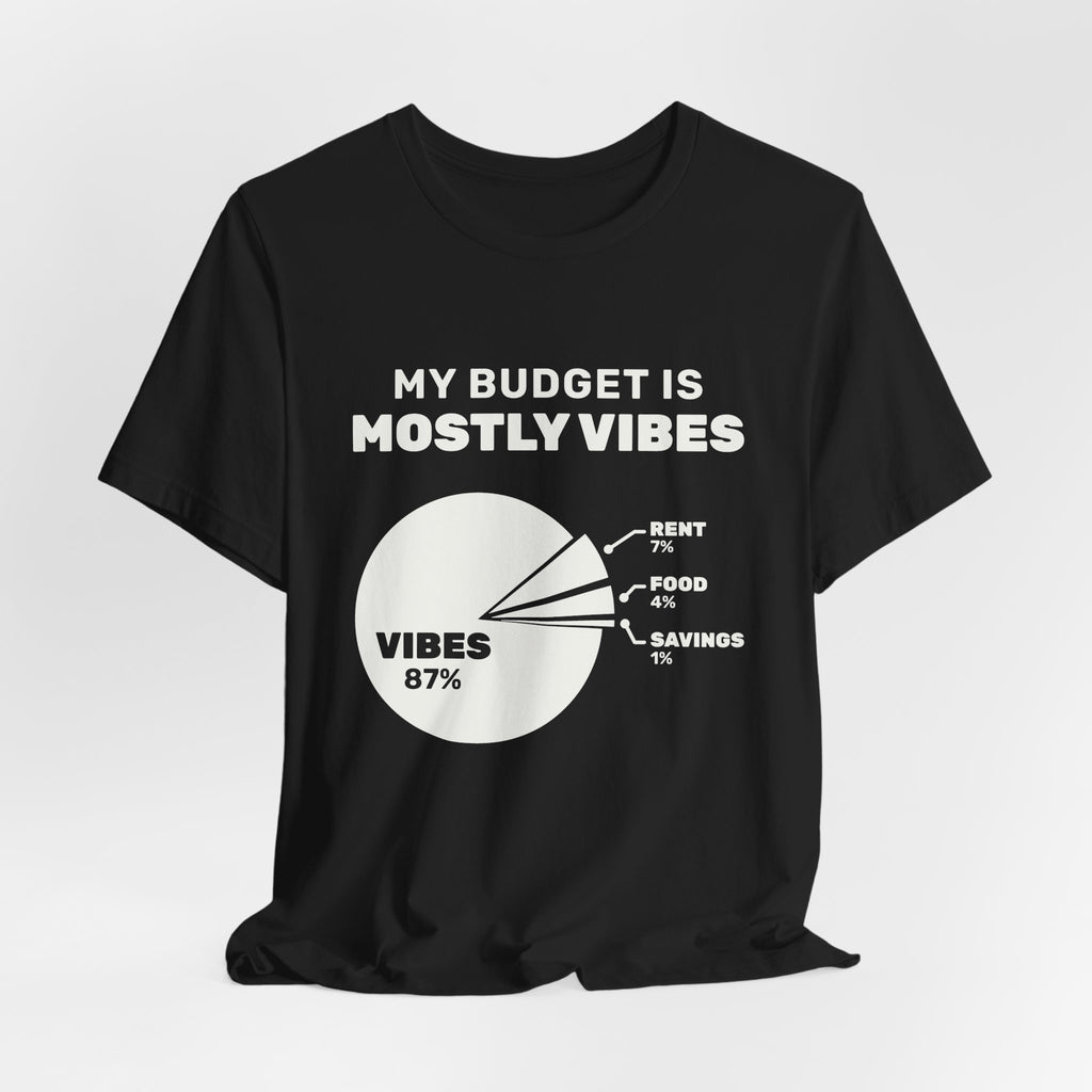 My Budget Is Mostly Vibes Tee (Dark)
