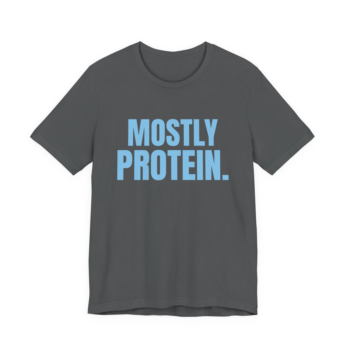 Mostly Protein Tee (Sky Blue Ink)