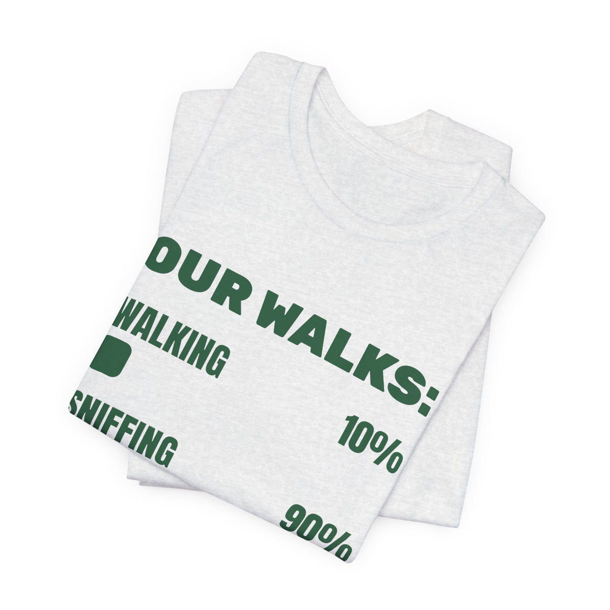 Our Walks: Sniffing 90% Tee (Forest Green Ink)