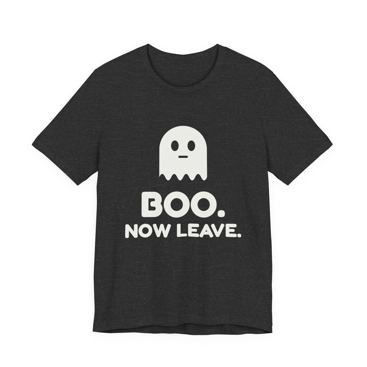 Boo. Now Leave. Tee (Dark)
