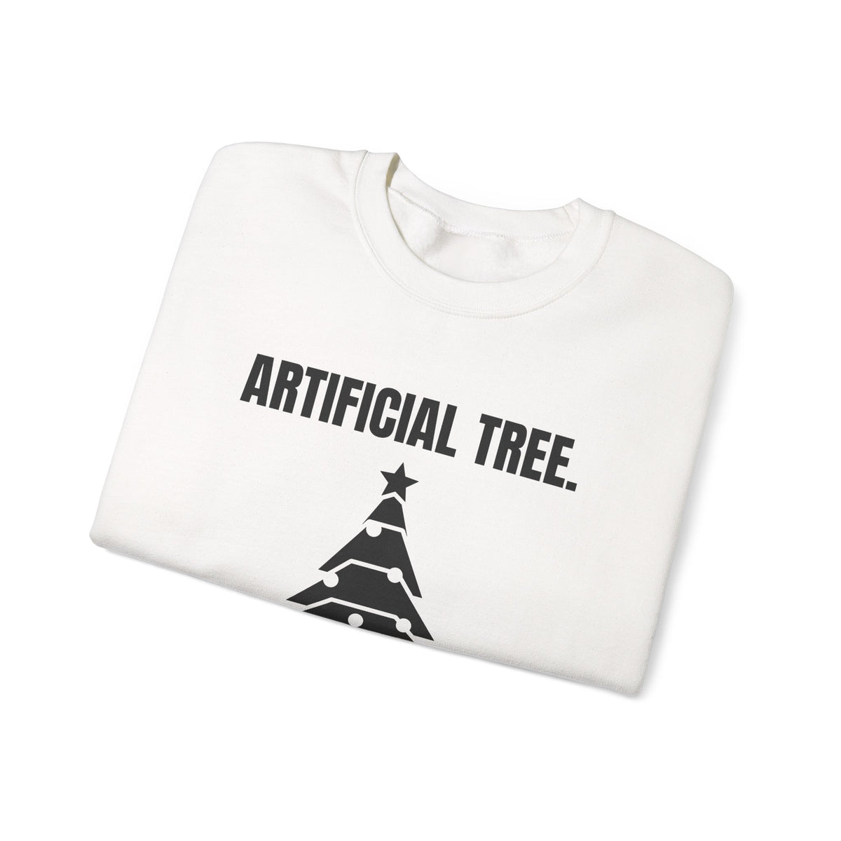 Artificial Tree Artificial Cheer Crewneck Sweatshirt (Light)