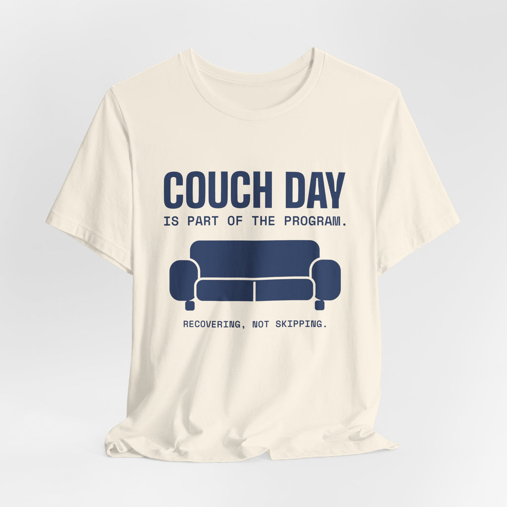 Couch Day Is Part of the Program Tee (Navy Blue Ink)