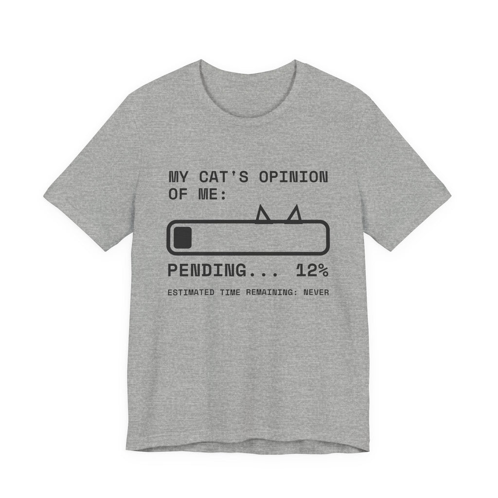 My Cat's Opinion of Me: Pending Tee (Light)