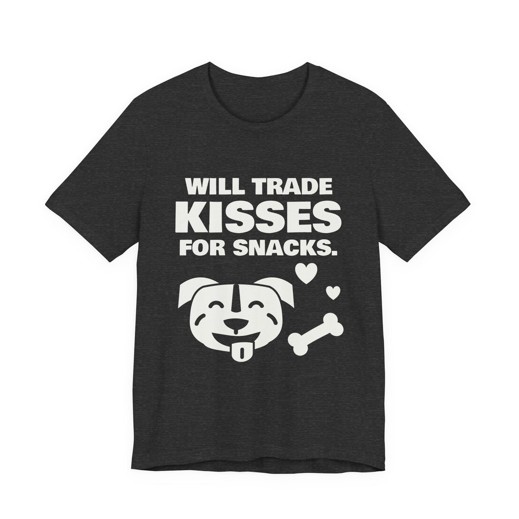 Will Trade Kisses for Snacks Tee (Dark)