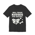 Will Trade Kisses for Snacks Tee (Dark)