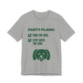 Party Plans: Find the Dog Tee (Forest Green Ink)