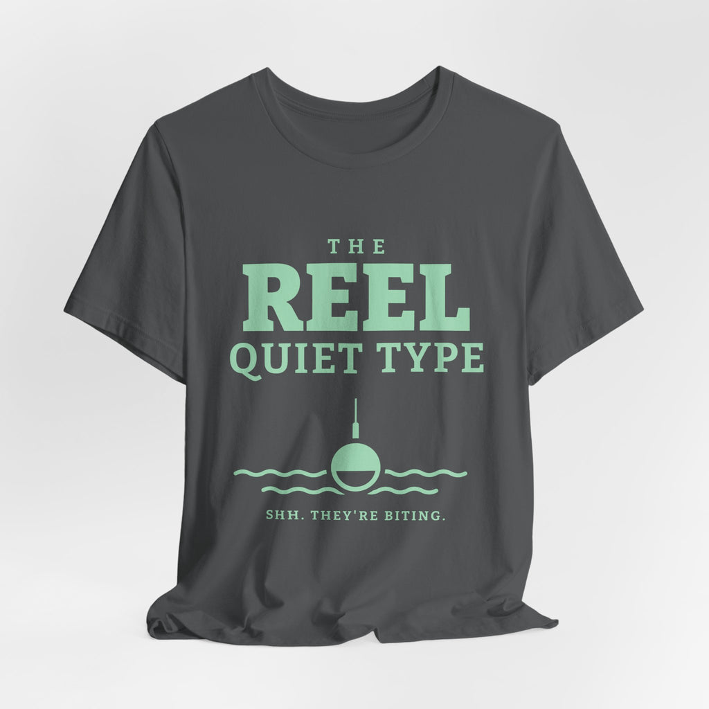 The Reel Quiet Type Tee (Mint Green Ink)