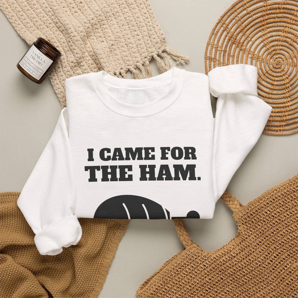 I Came for the Ham Crewneck Sweatshirt (Light)