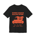 Every Couch Is a Pit Stop Tee (Orange)