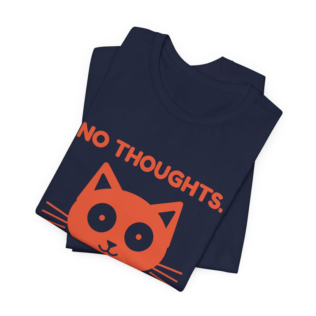 No Thoughts. Just Crimes. Tee (Orange Ink)