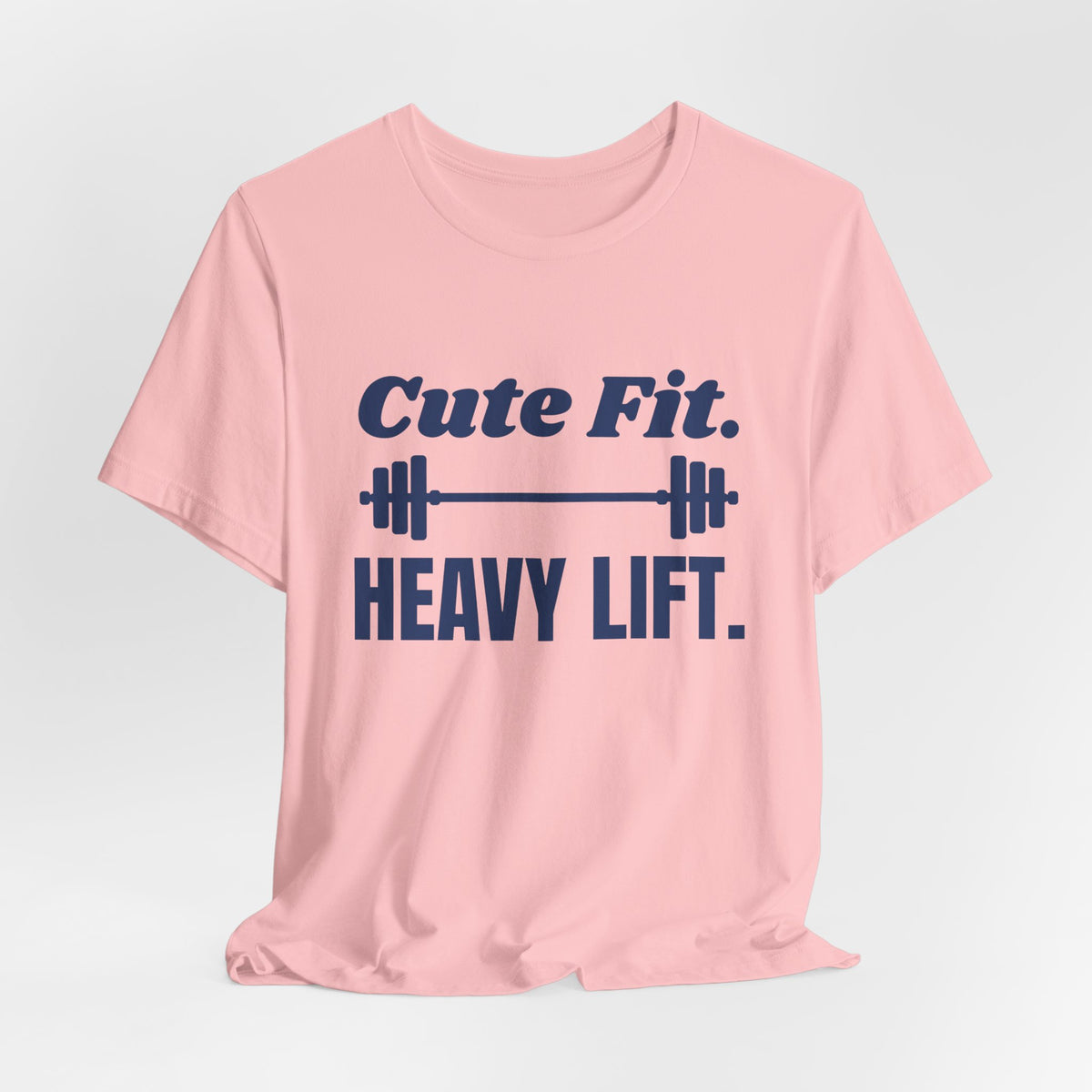 Cute Fit. Heavy Lift Tee (Navy Blue Ink)
