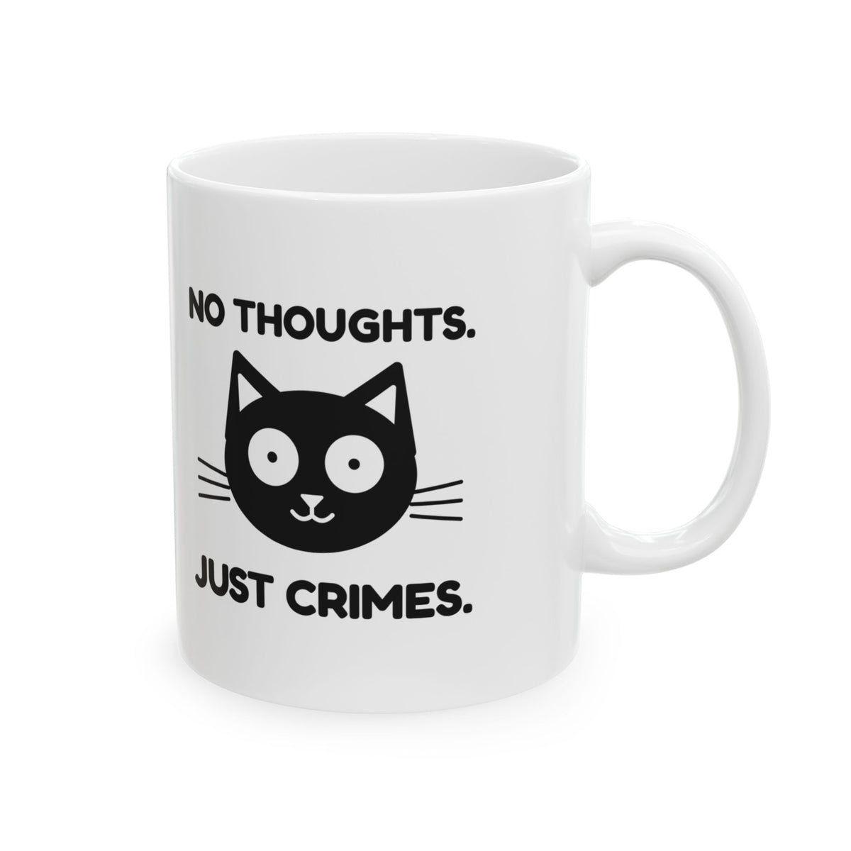 No Thoughts. Just Crimes. Mug