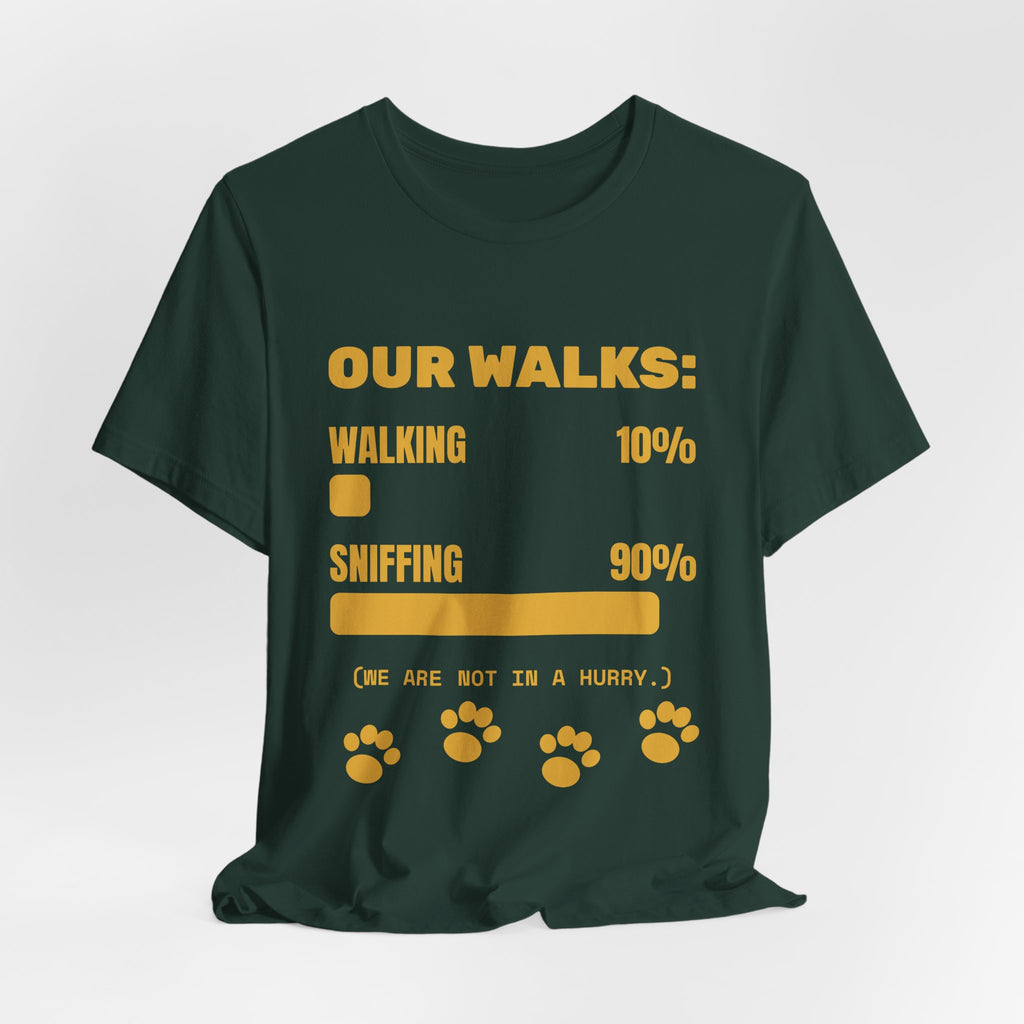 Our Walks: Sniffing 90% Tee (Gold)