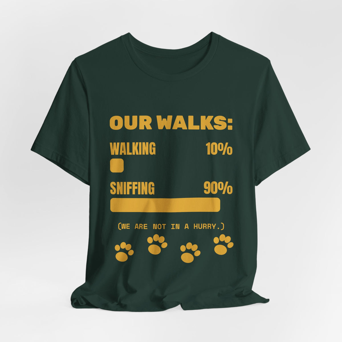 Our Walks: Sniffing 90% Tee (Gold)