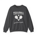 Pickleball Ruined My Knees and I'd Do It Again Crewneck Sweatshirt (Dark)