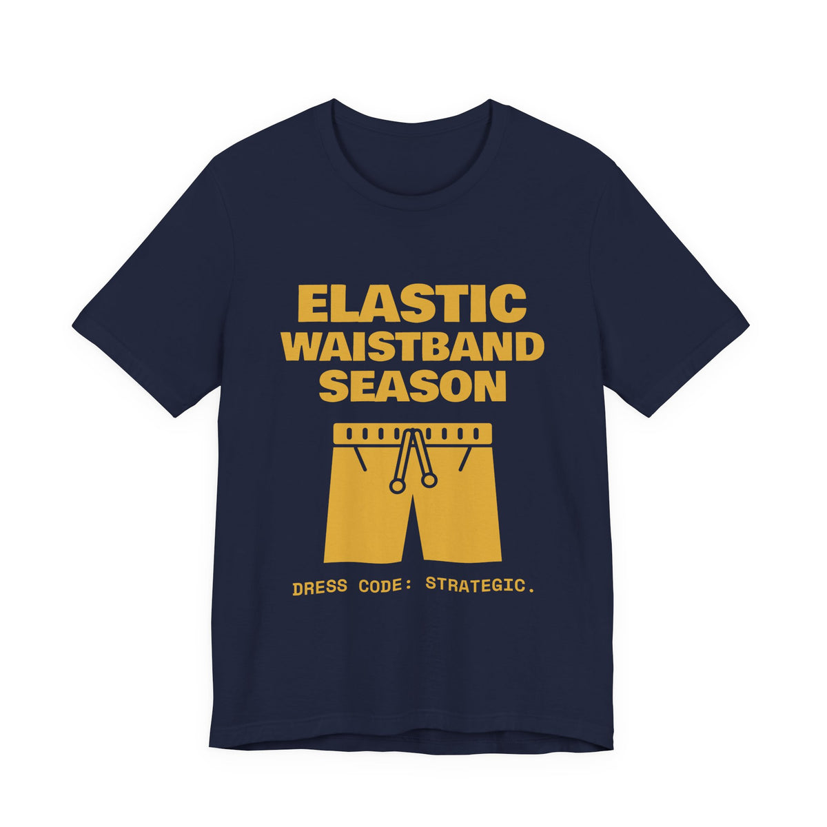Elastic Waistband Season Tee (Gold)
