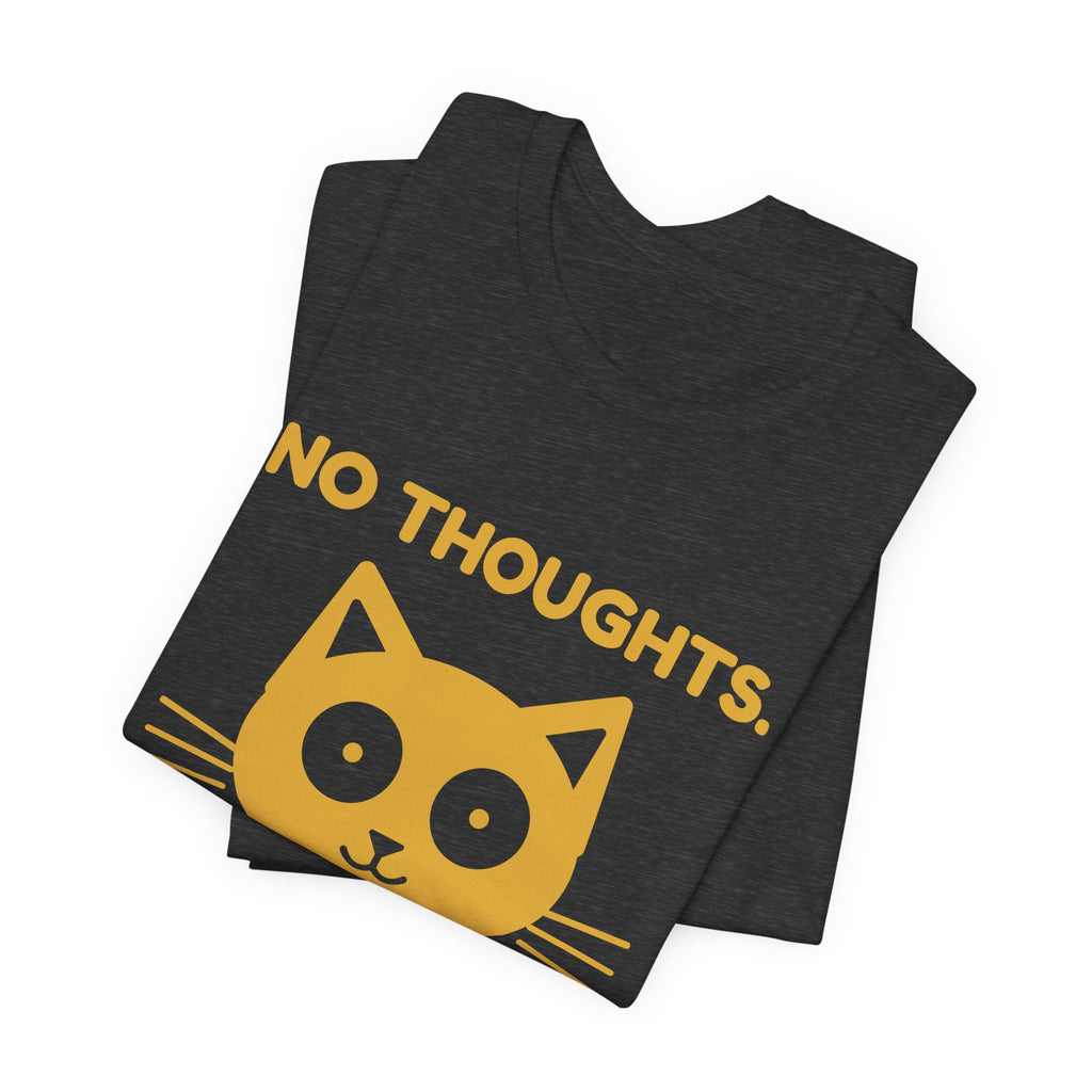 No Thoughts. Just Crimes. Tee (Gold Ink)