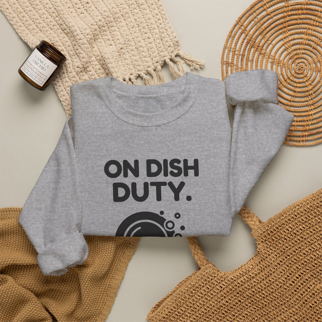 On Dish Duty Crewneck Sweatshirt (Light)