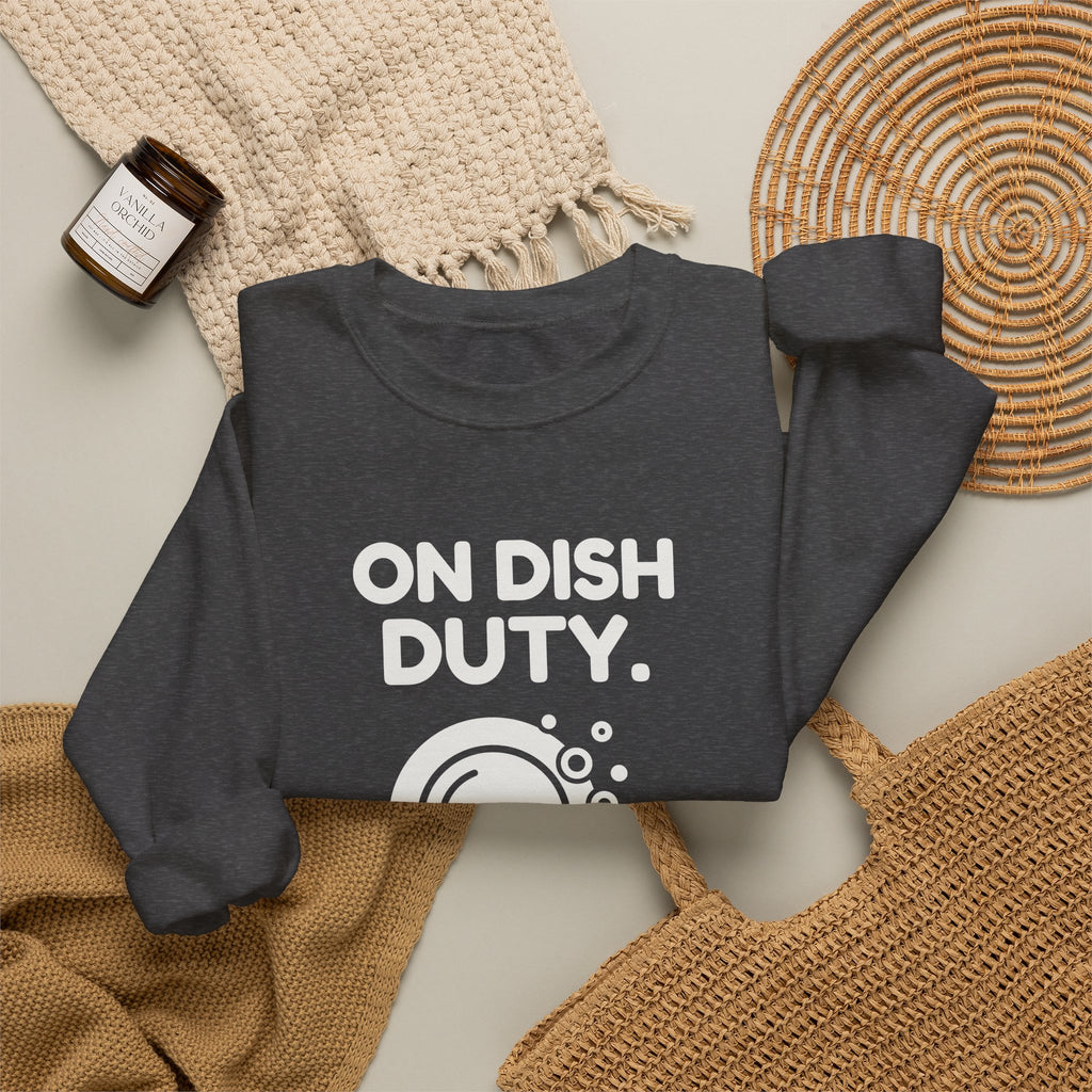 On Dish Duty Crewneck Sweatshirt (Dark)