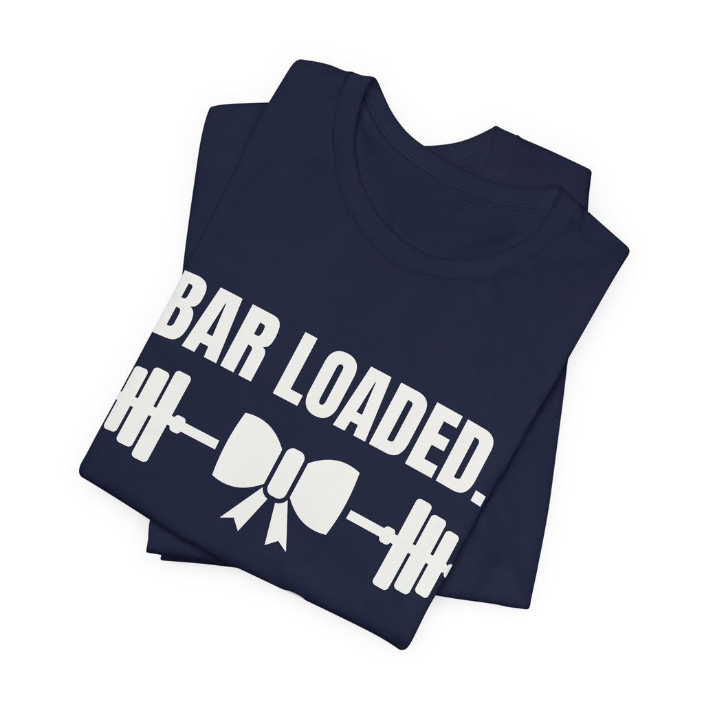 Bar Loaded. Bow On Tee (Dark)