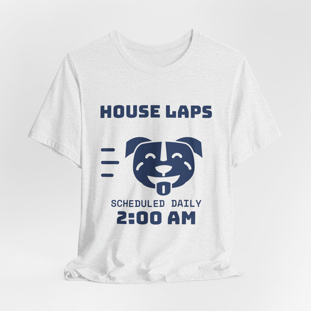 House Laps Scheduled Daily 2:00 AM Tee (Navy Blue Ink)