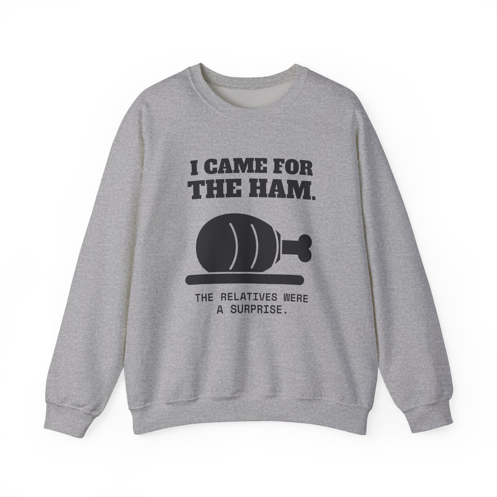 I Came for the Ham Crewneck Sweatshirt (Light)