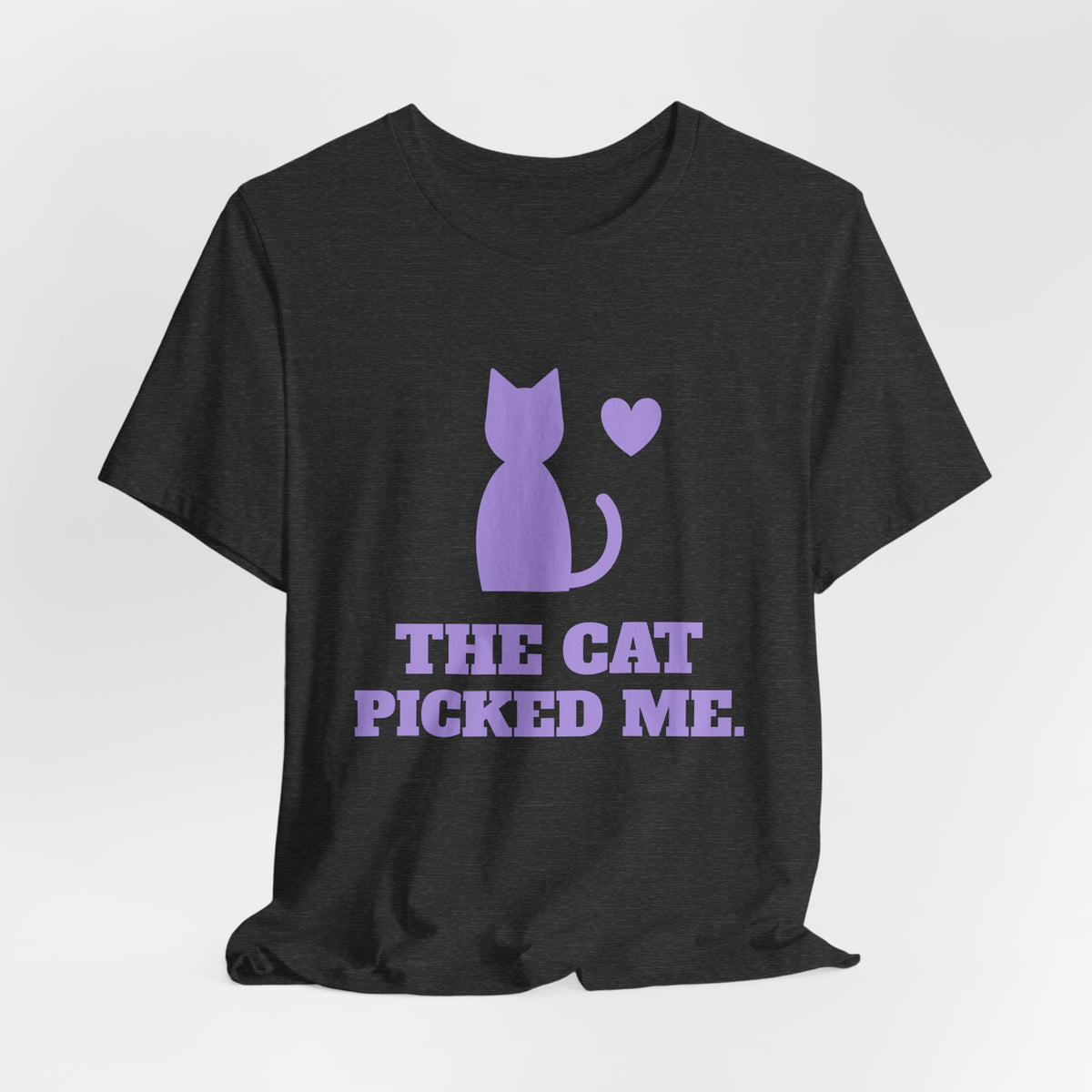 The Cat Picked Me Tee (Lavender)