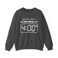 My Lunch Break Is at 4 AM Crewneck Sweatshirt (Dark)