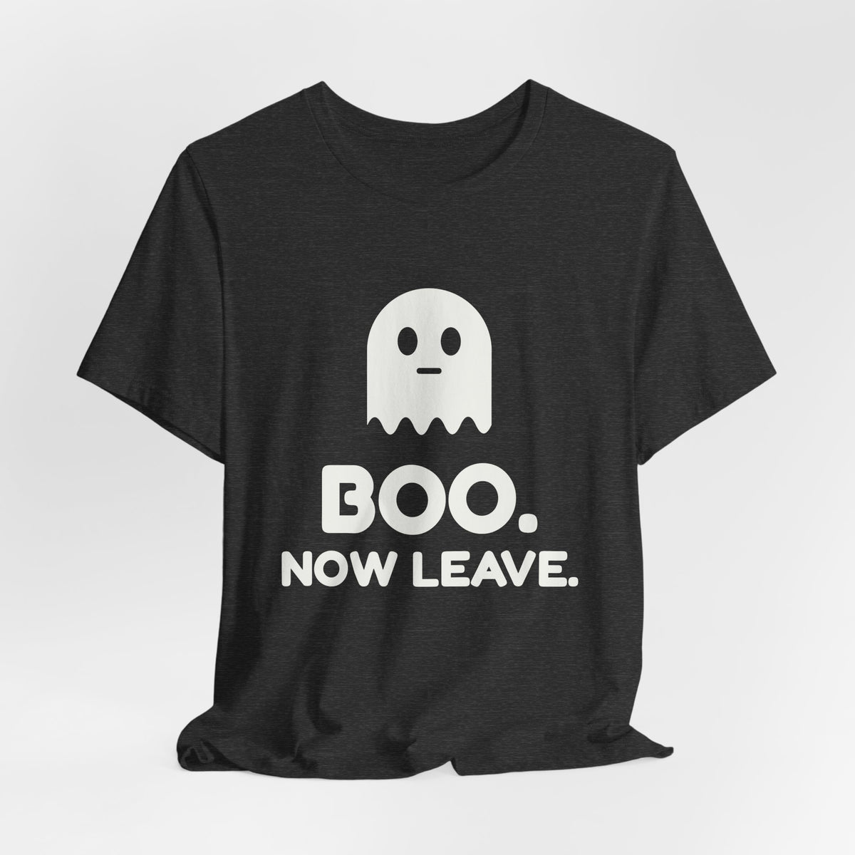 Boo. Now Leave. Tee (Dark)
