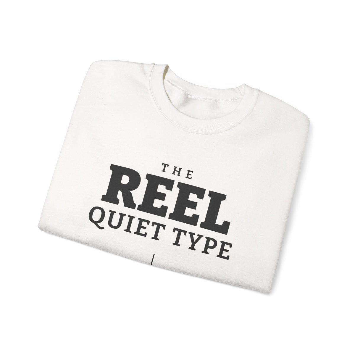 The Reel Quiet Type Crewneck Sweatshirt (Light)