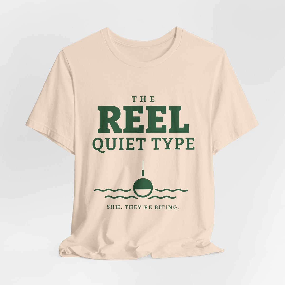 The Reel Quiet Type Tee (Forest Green Ink)