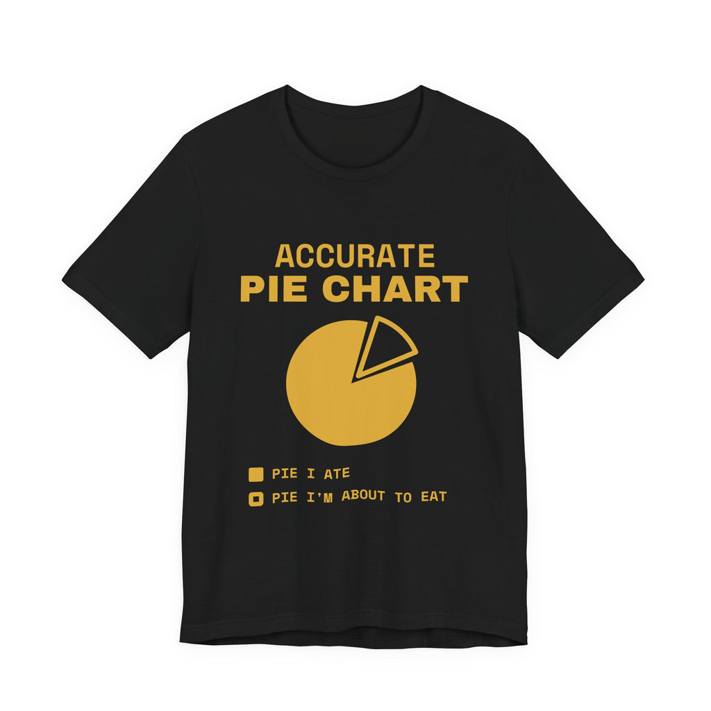 Accurate Pie Chart Tee (Gold)
