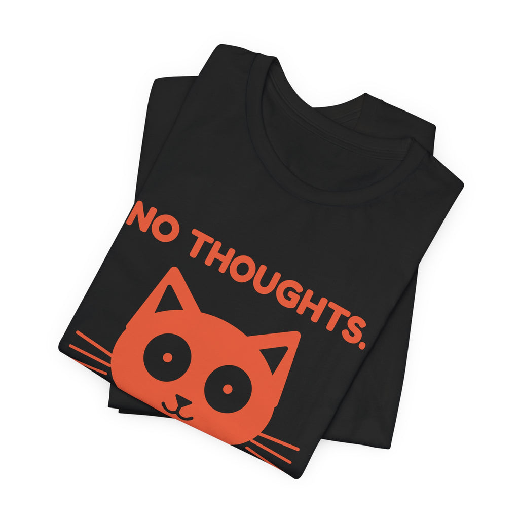 No Thoughts. Just Crimes. Tee (Orange Ink)