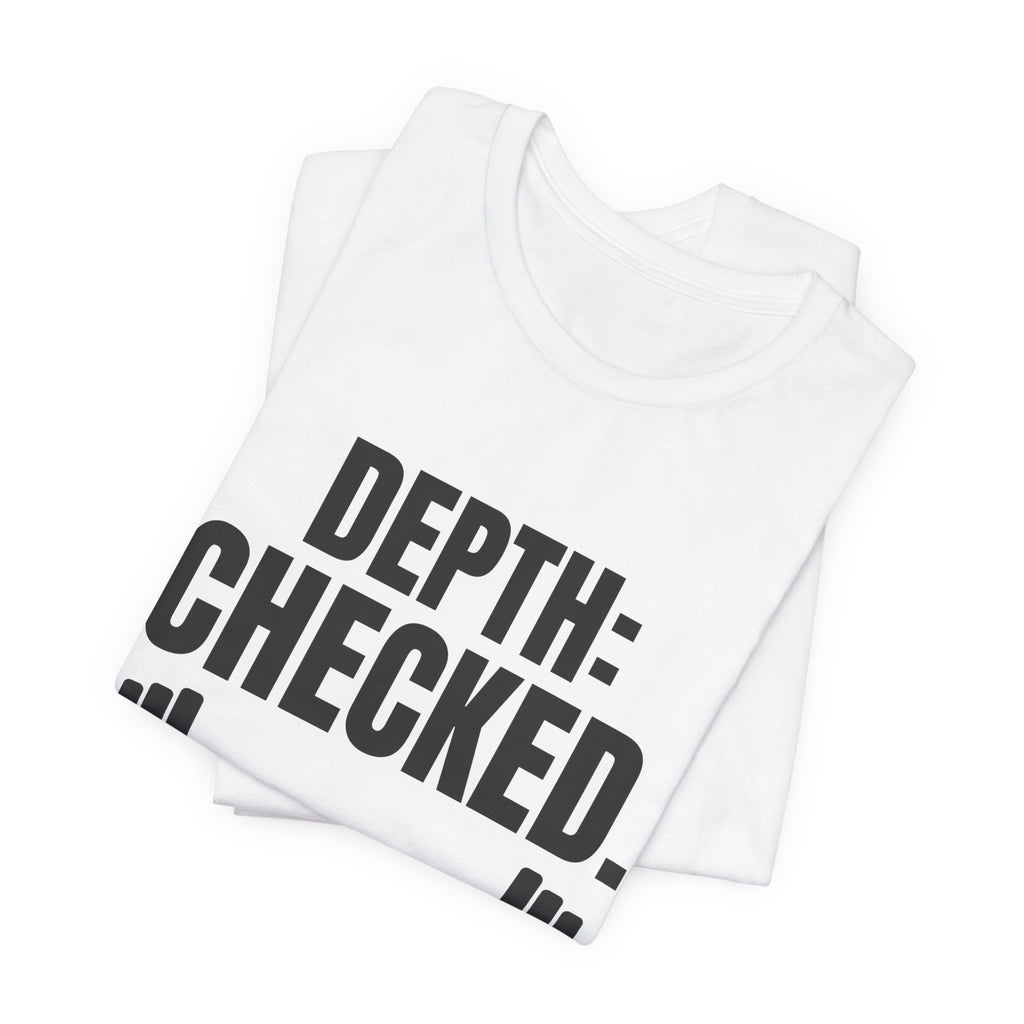 Depth: Checked Tee (Light)