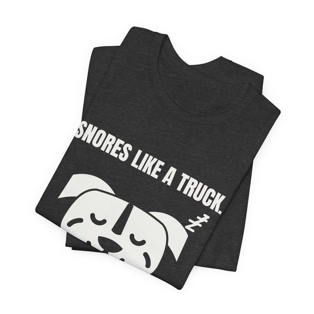 Snores Like a Truck Tee (Dark)