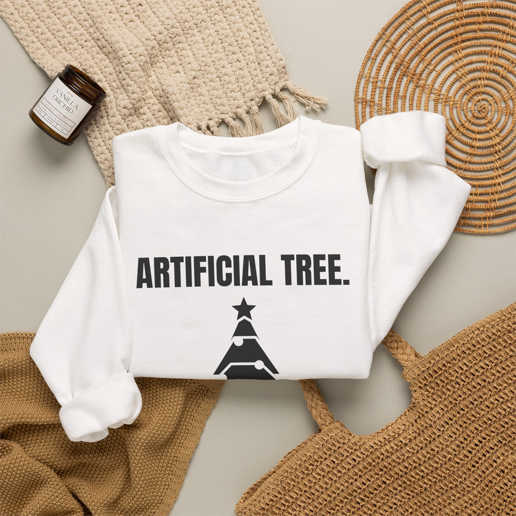 Artificial Tree Artificial Cheer Crewneck Sweatshirt (Light)