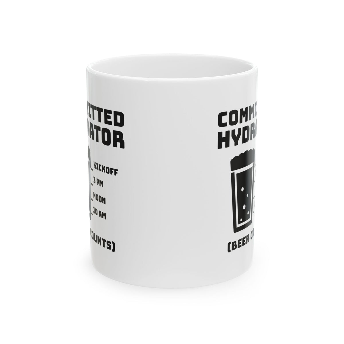 Committed Hydrator (Beer Counts) Mug