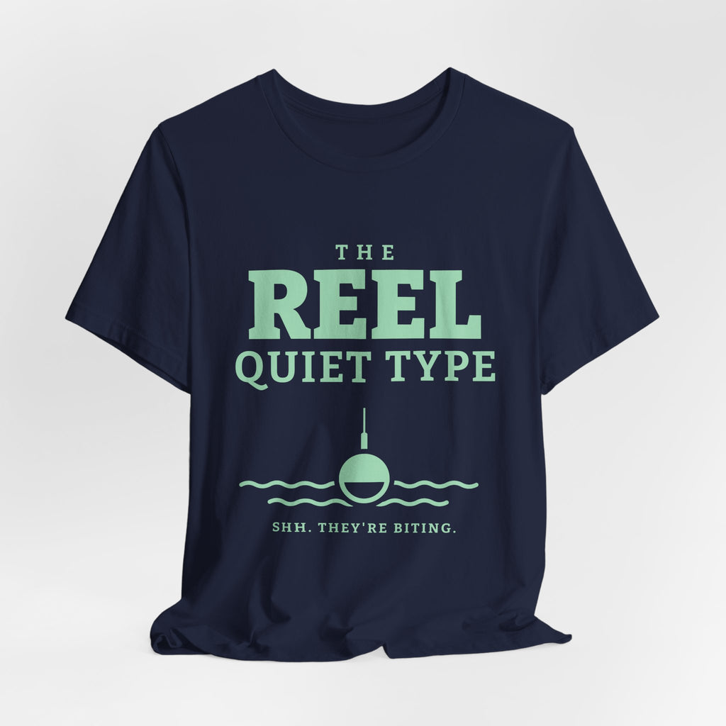 The Reel Quiet Type Tee (Mint Green Ink)