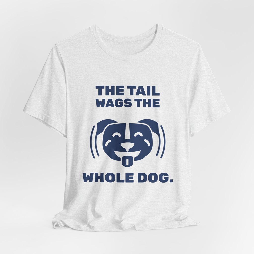 The Tail Wags the Whole Dog Tee (Navy Blue Ink)