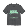 The Reel Quiet Type Tee (Mint Green Ink)