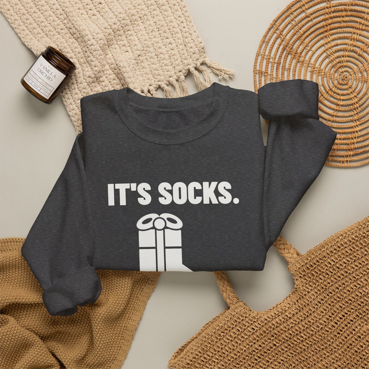 It's Socks I Can Tell Crewneck Sweatshirt (Dark)