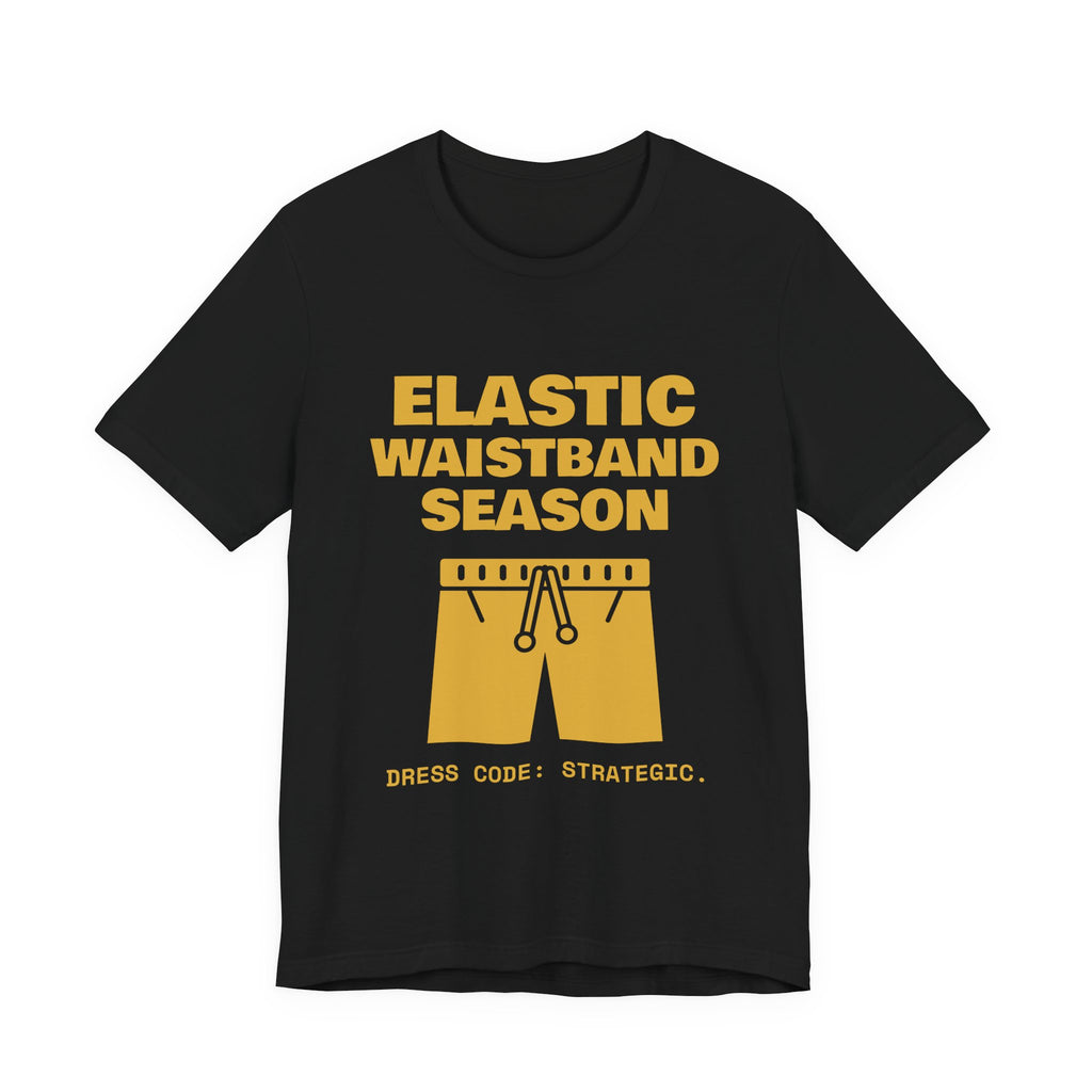 Elastic Waistband Season Tee (Gold)