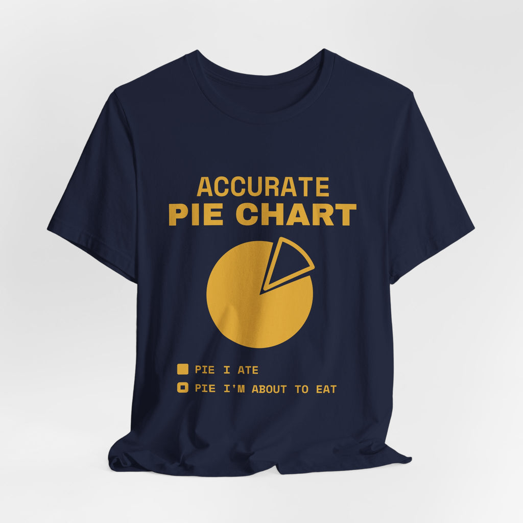 Accurate Pie Chart Tee (Gold)