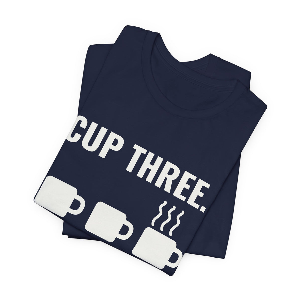 Cup Three. Proceed Tee (Dark)
