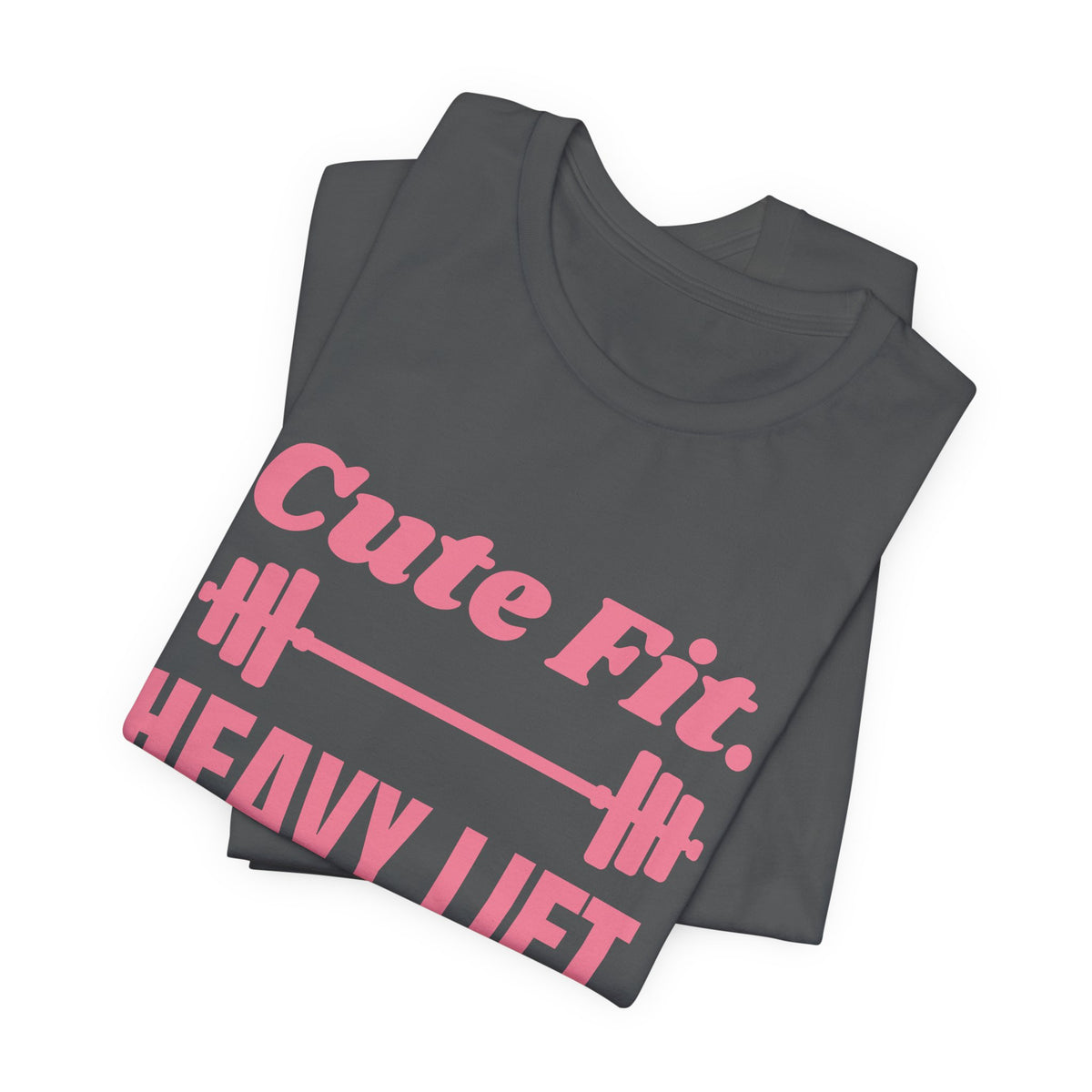 Cute Fit. Heavy Lift Tee (Rose Pink)