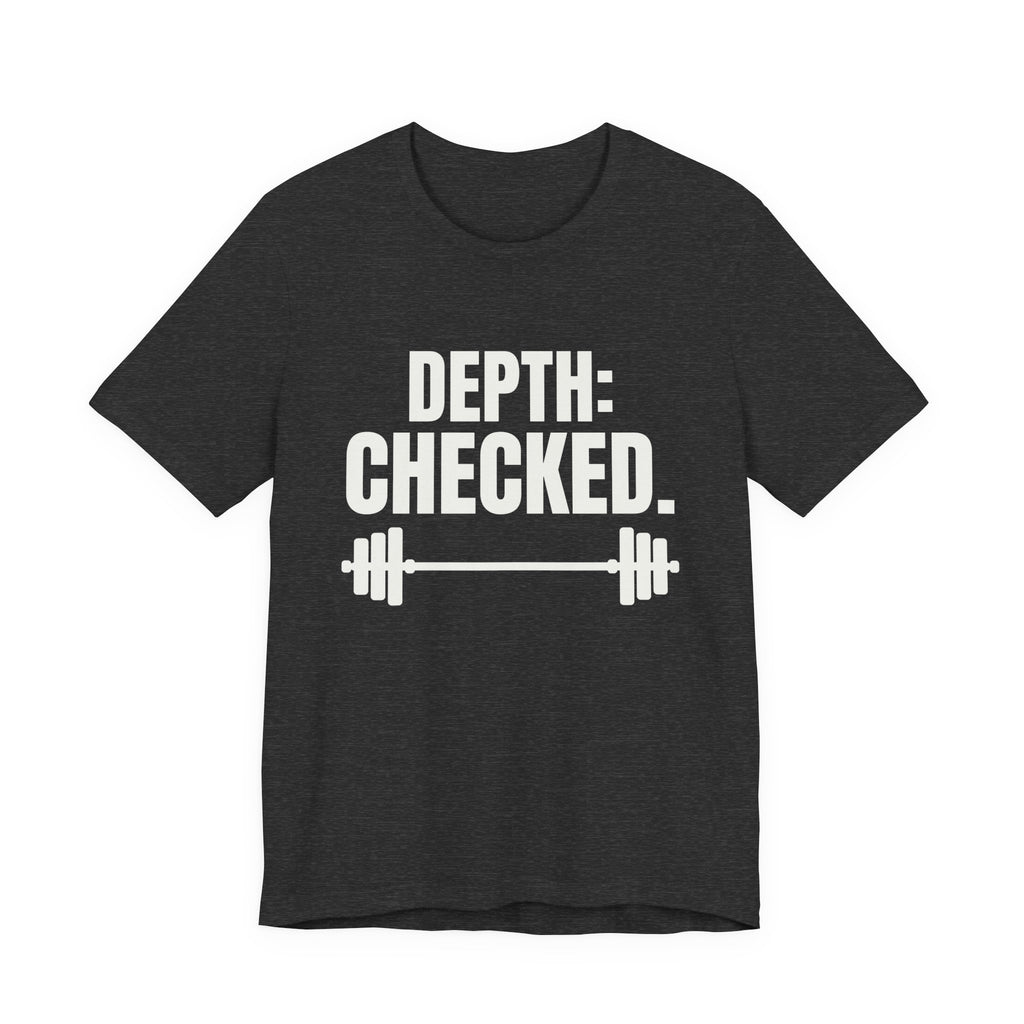 Depth: Checked Tee (Dark)
