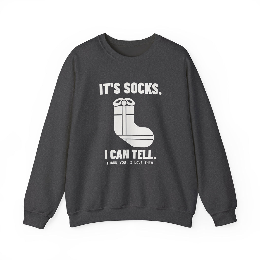 It's Socks I Can Tell Crewneck Sweatshirt (Dark)