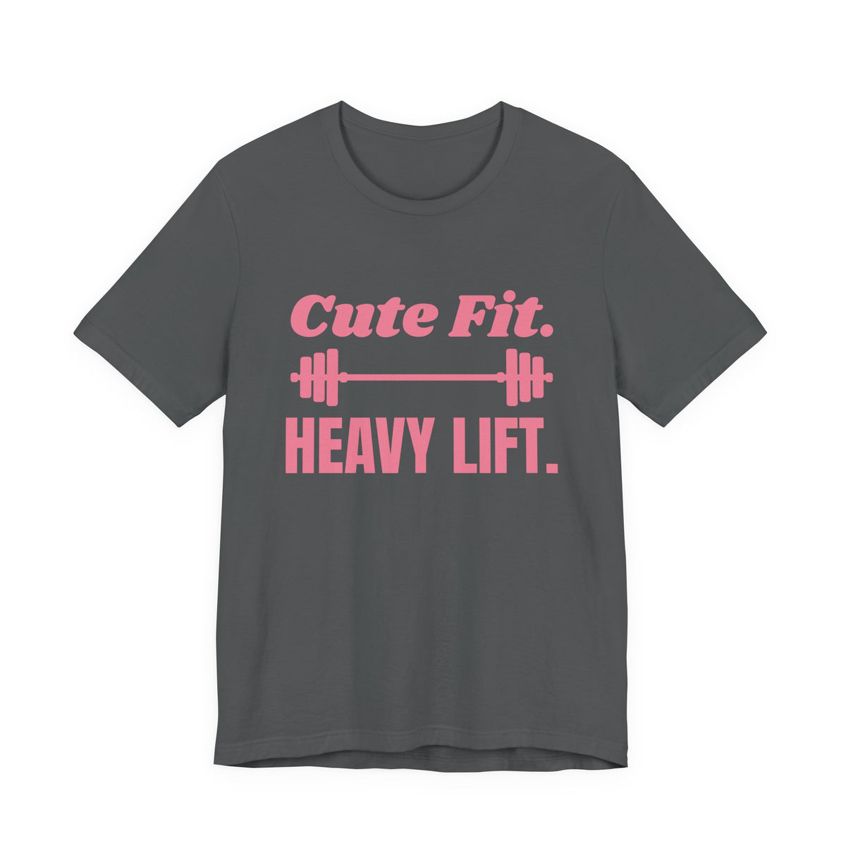 Cute Fit. Heavy Lift Tee (Rose Pink)