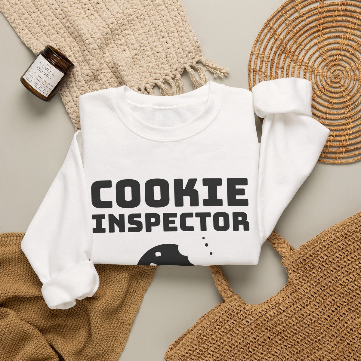 Cookie Inspector Crewneck Sweatshirt (Light)